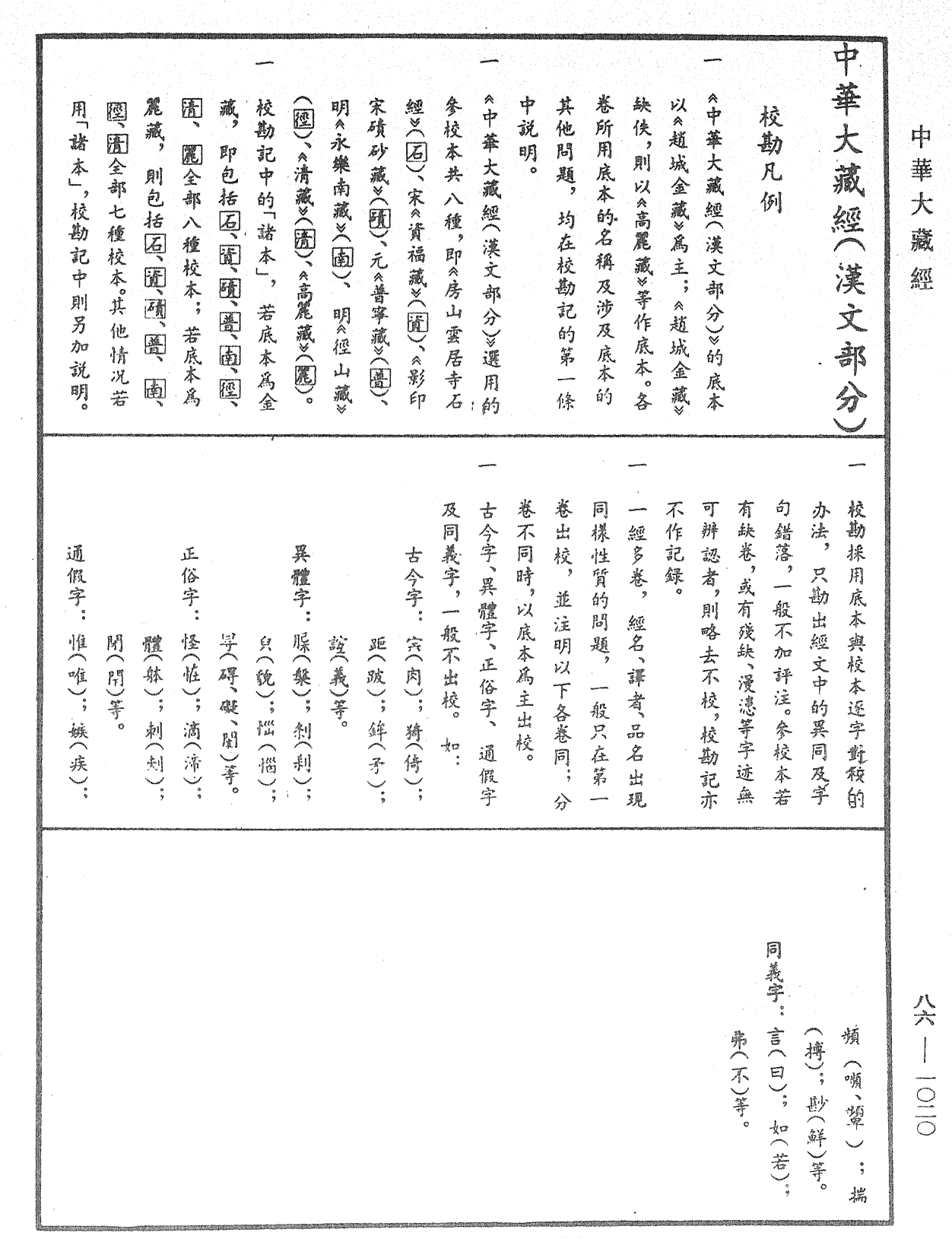 File:《中華大藏經》 第86冊 第1020頁.png