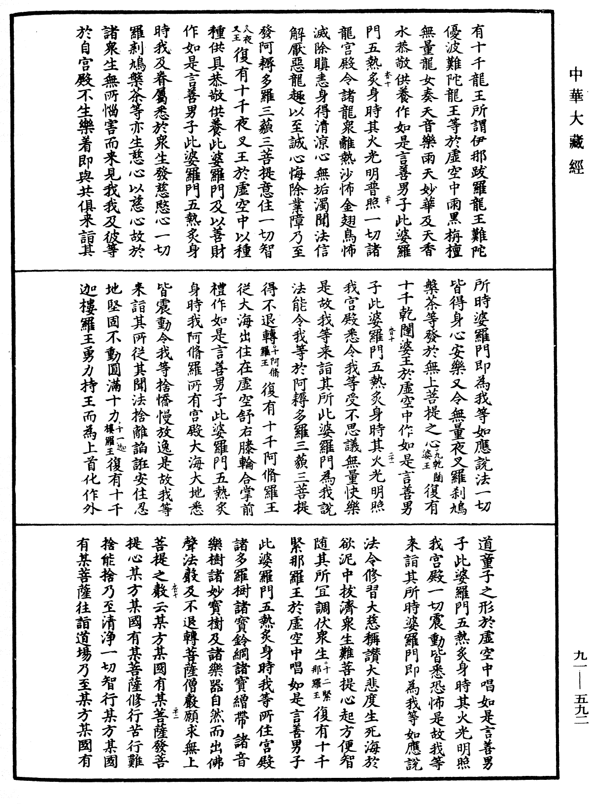 File:《中華大藏經》 第91冊 第0592頁.png
