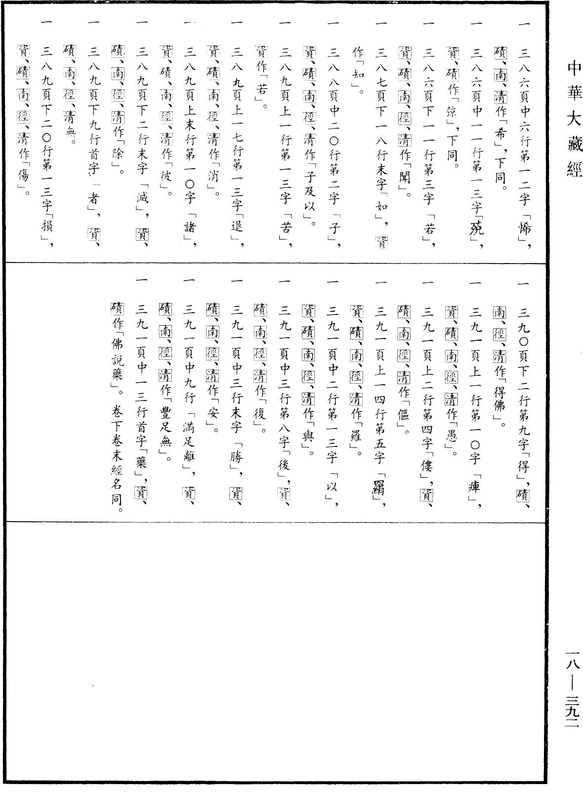 File:《中華大藏經》 第18冊 第392頁.png