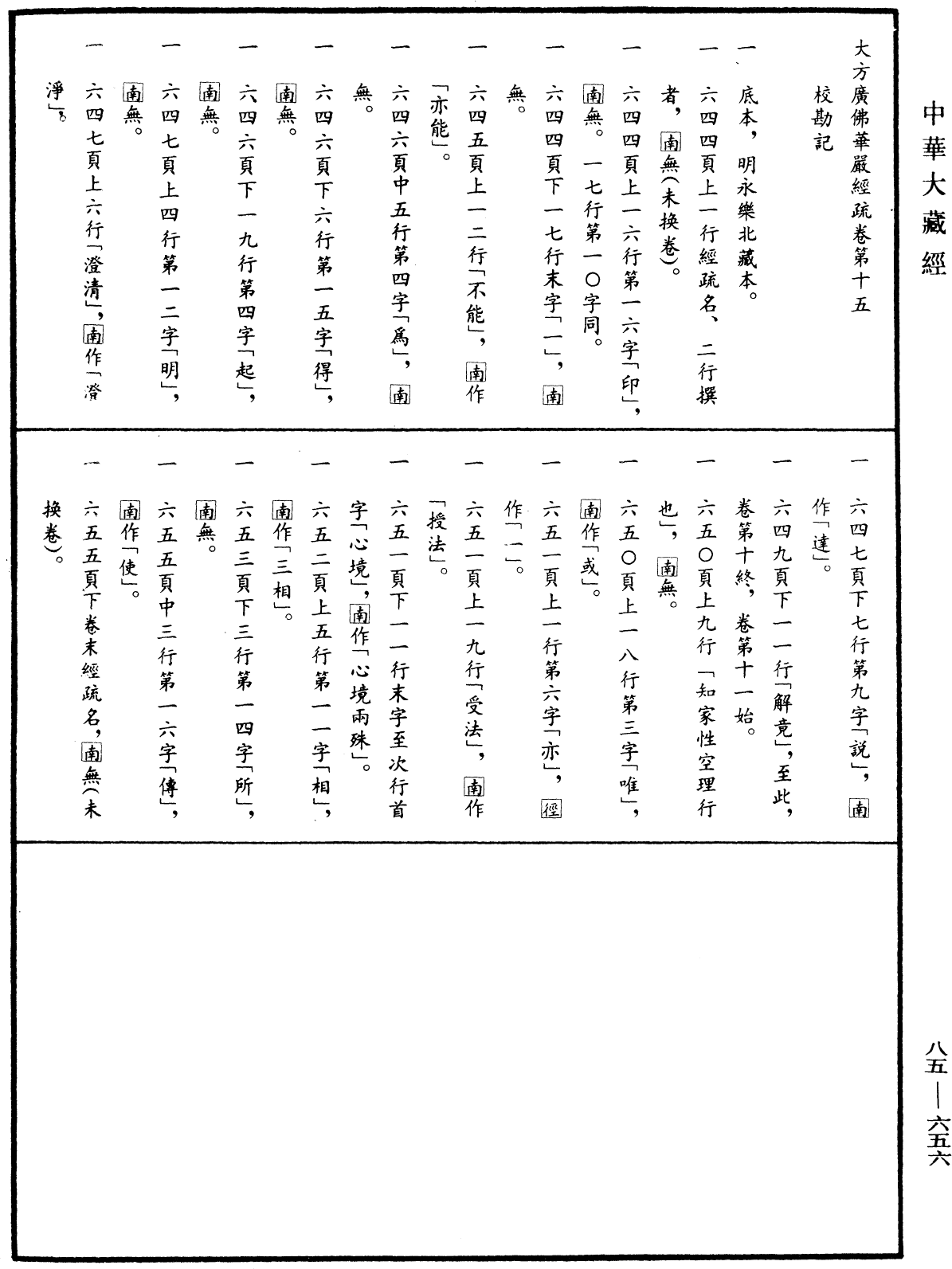 File:《中華大藏經》 第85冊 第0656頁.png
