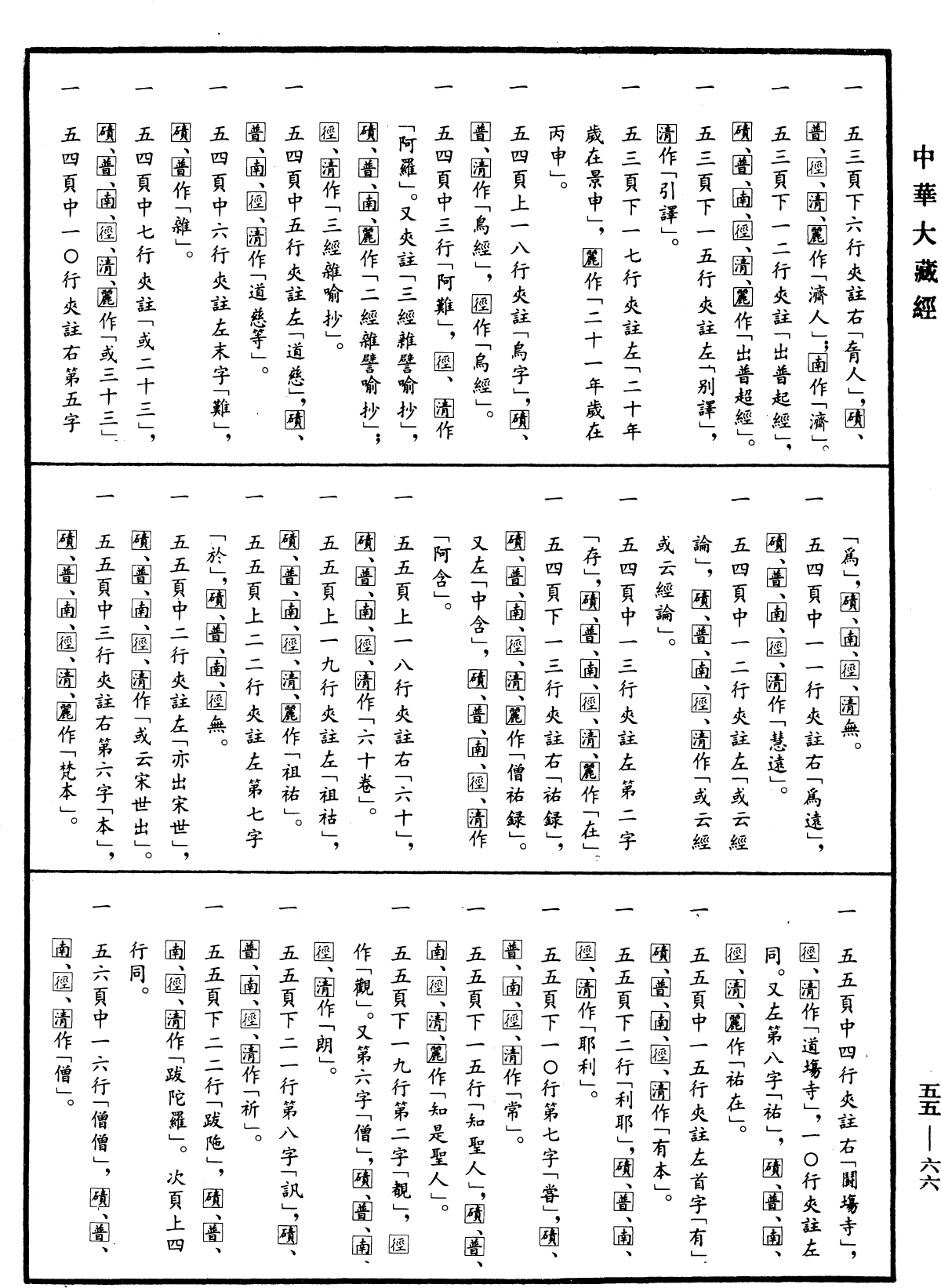 開元釋教錄《中華大藏經》_第55冊_第066頁