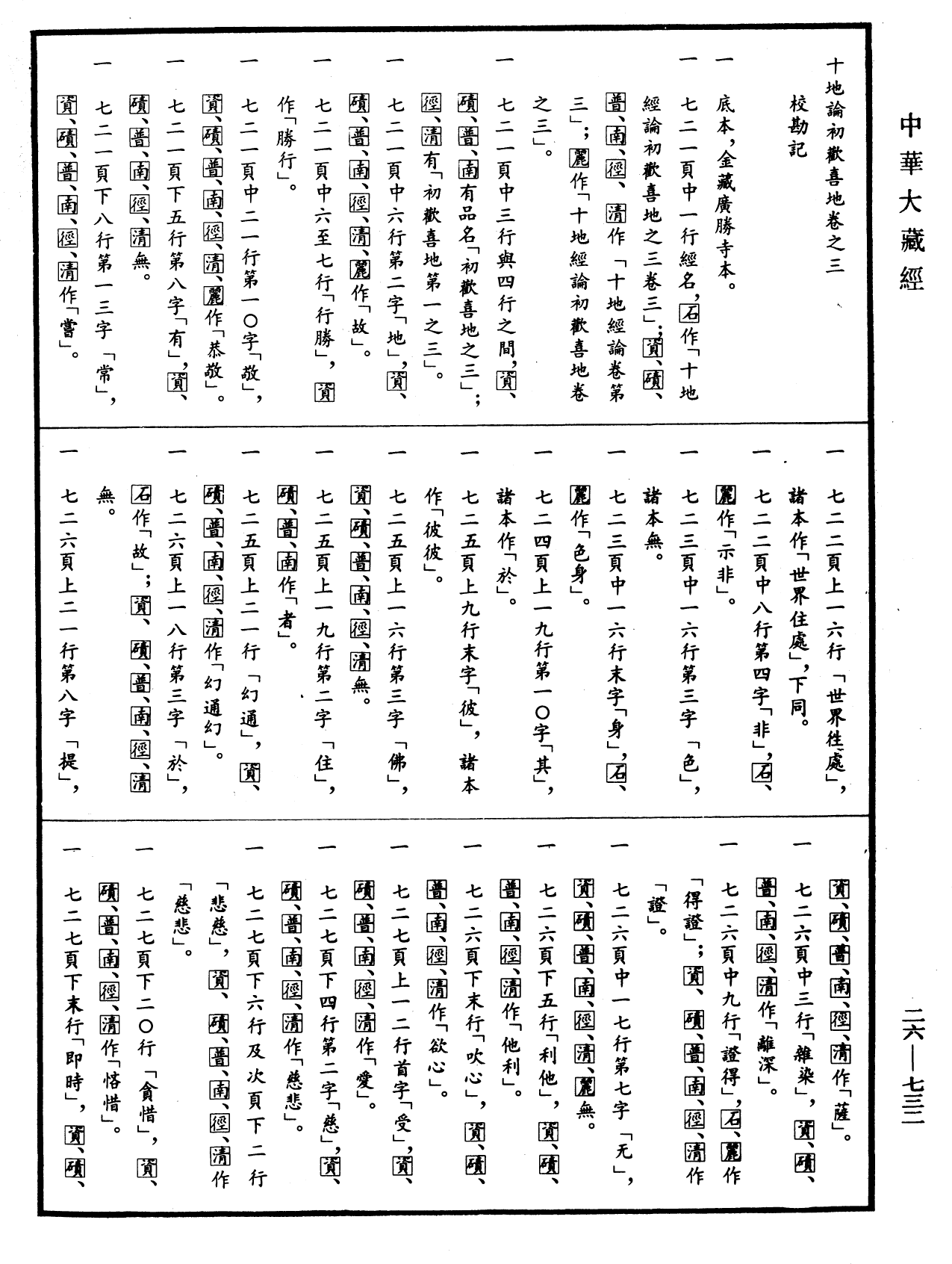 File:《中華大藏經》 第26冊 第732頁.png