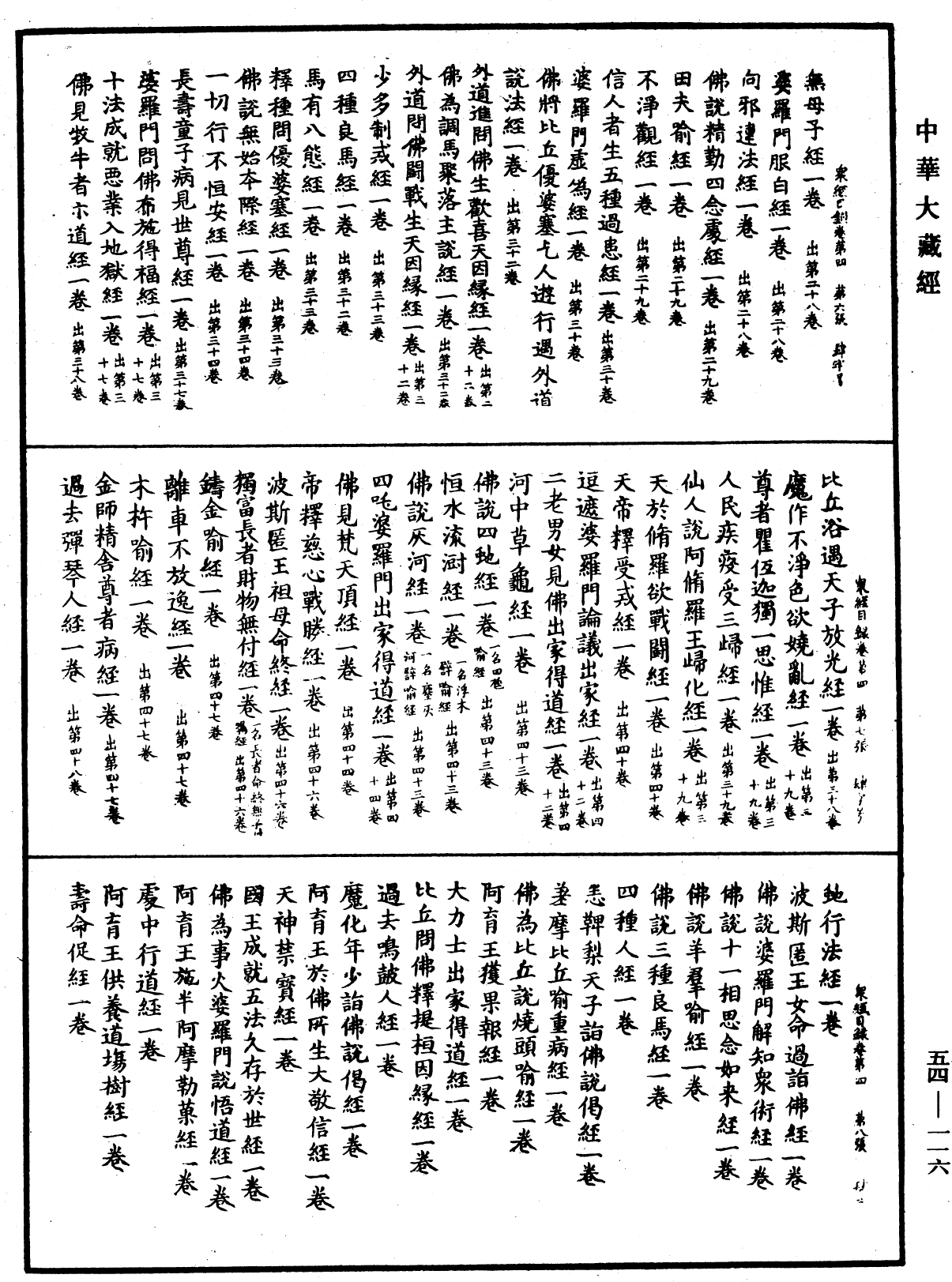 眾經目錄《中華大藏經》_第54冊_第116頁