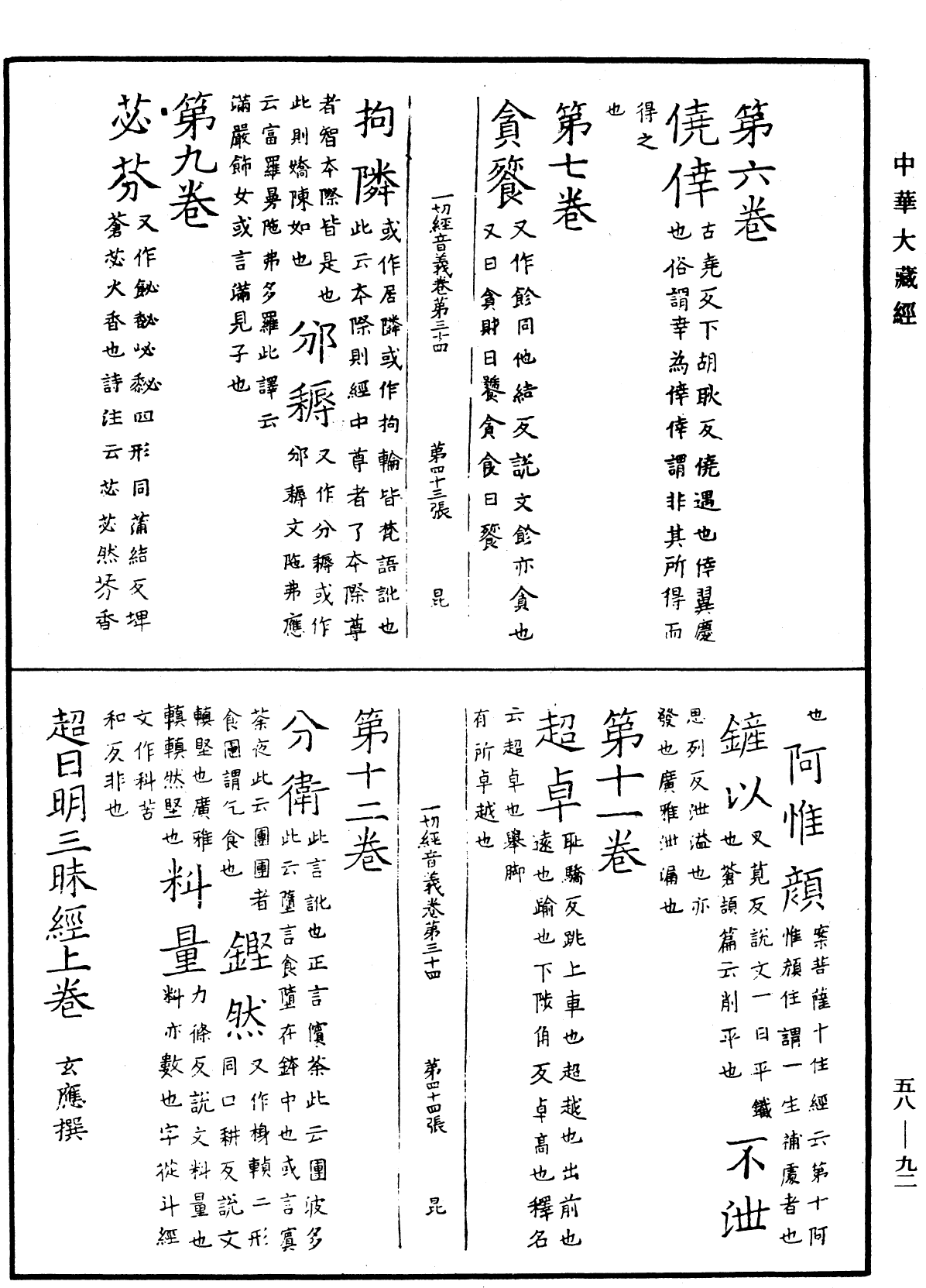File:《中華大藏經》 第58冊 第0092頁.png