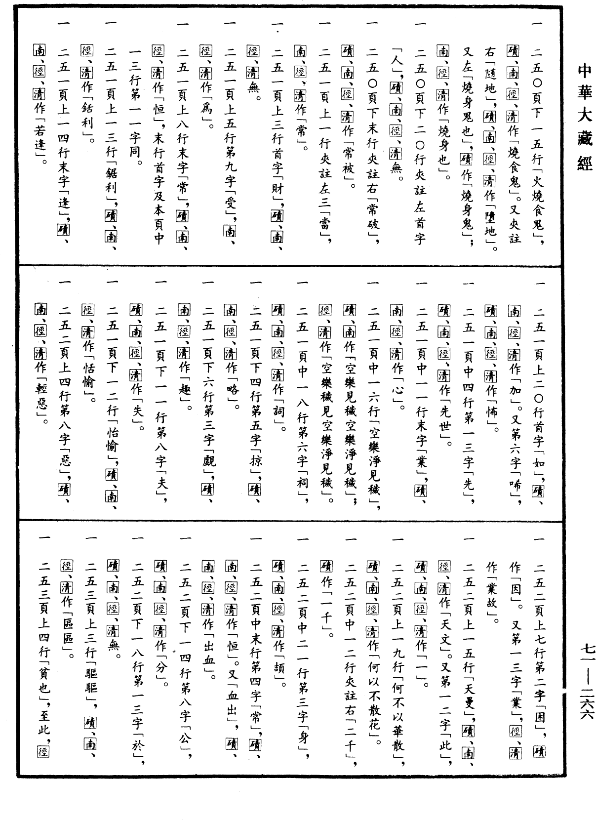 File:《中華大藏經》 第71冊 第266頁.png