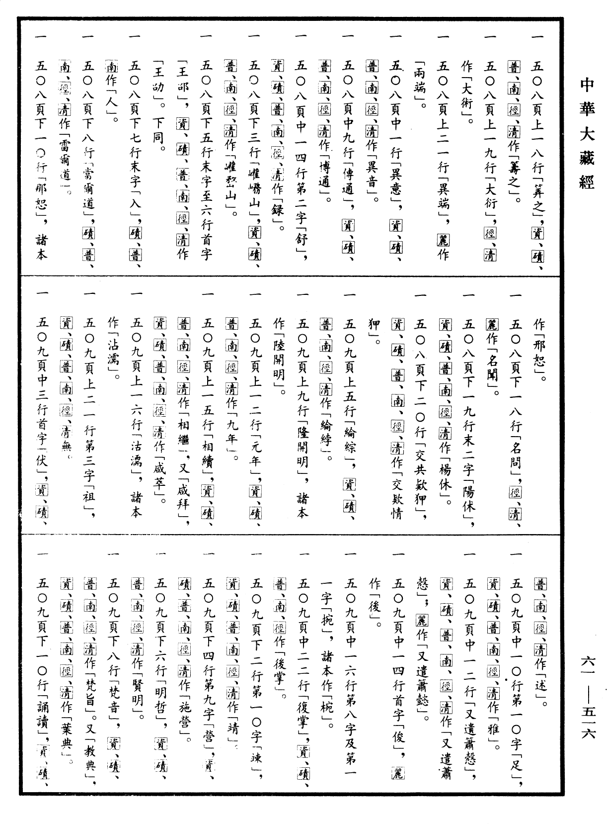 File:《中華大藏經》 第61冊 第0516頁.png