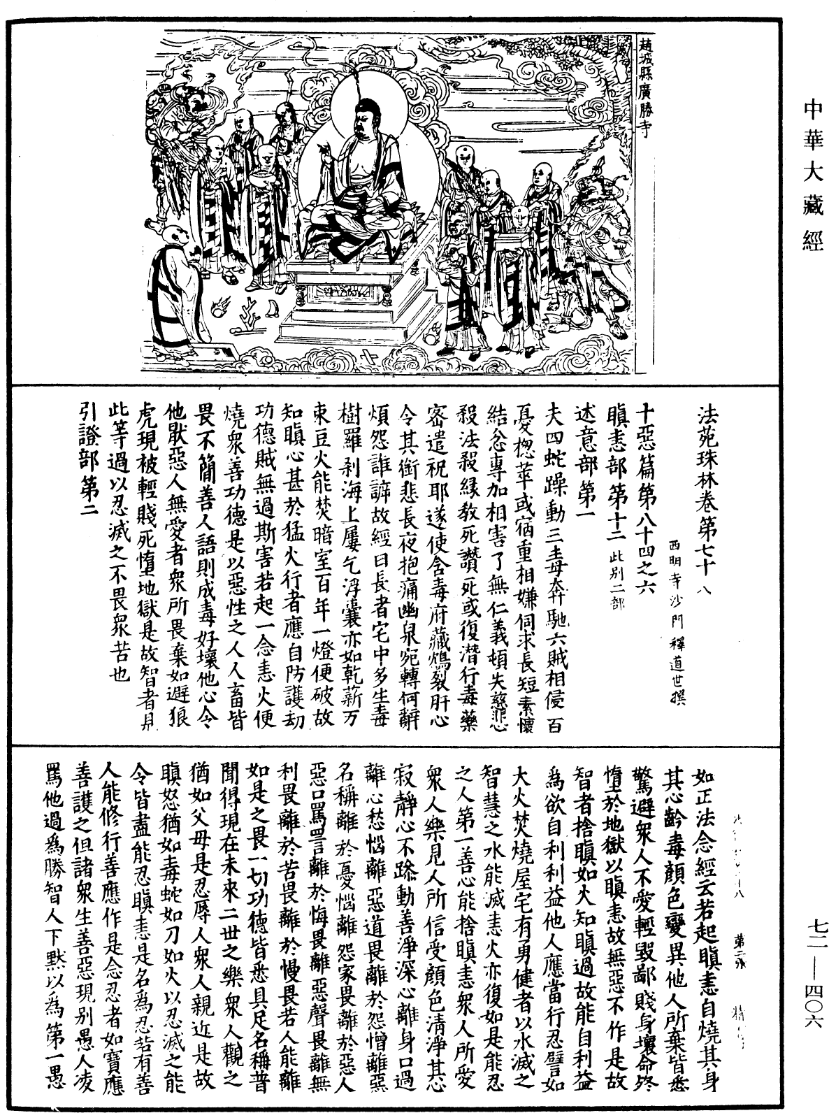 File:《中華大藏經》 第72冊 第406頁.png