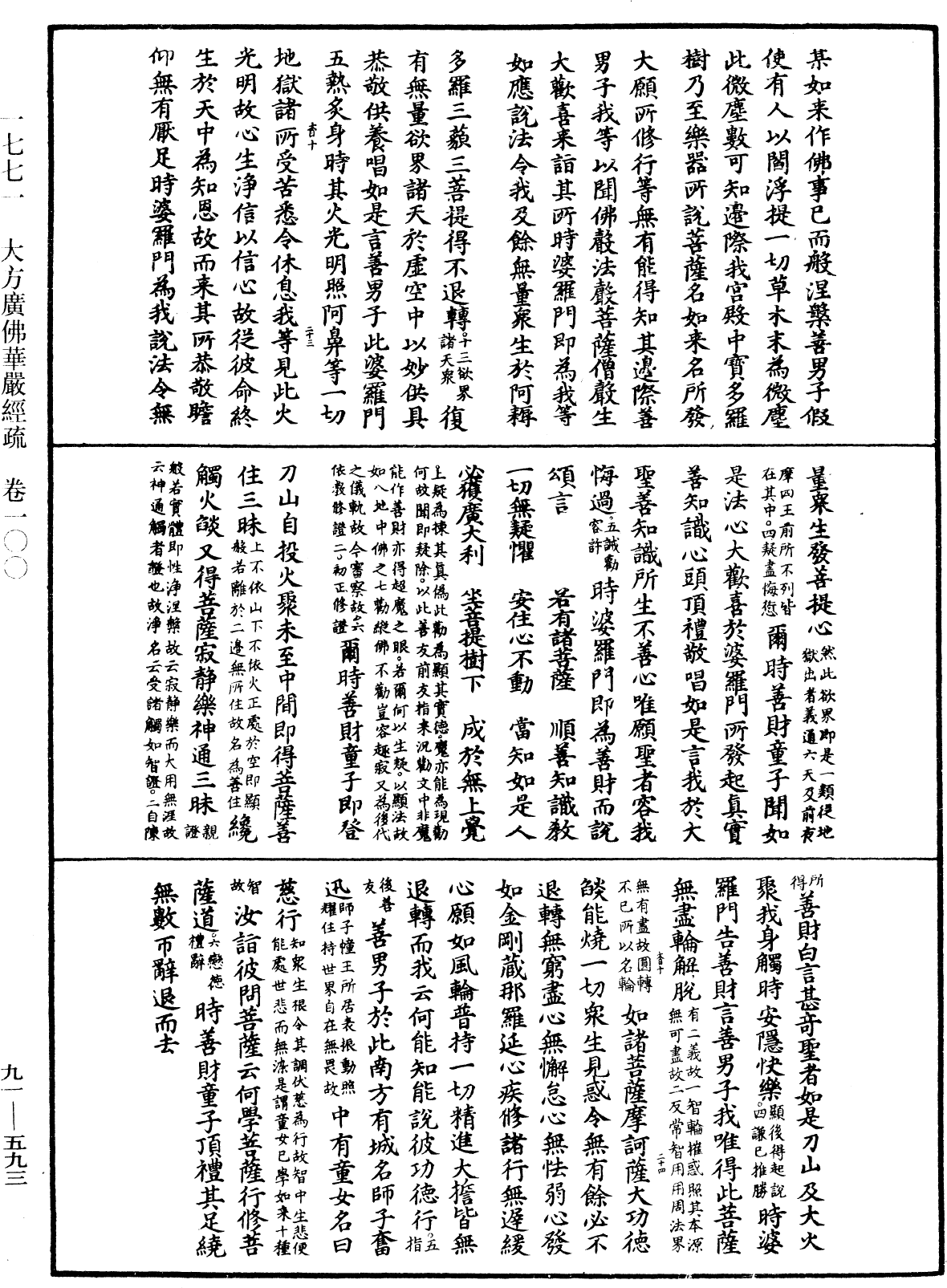 File:《中華大藏經》 第91冊 第0593頁.png