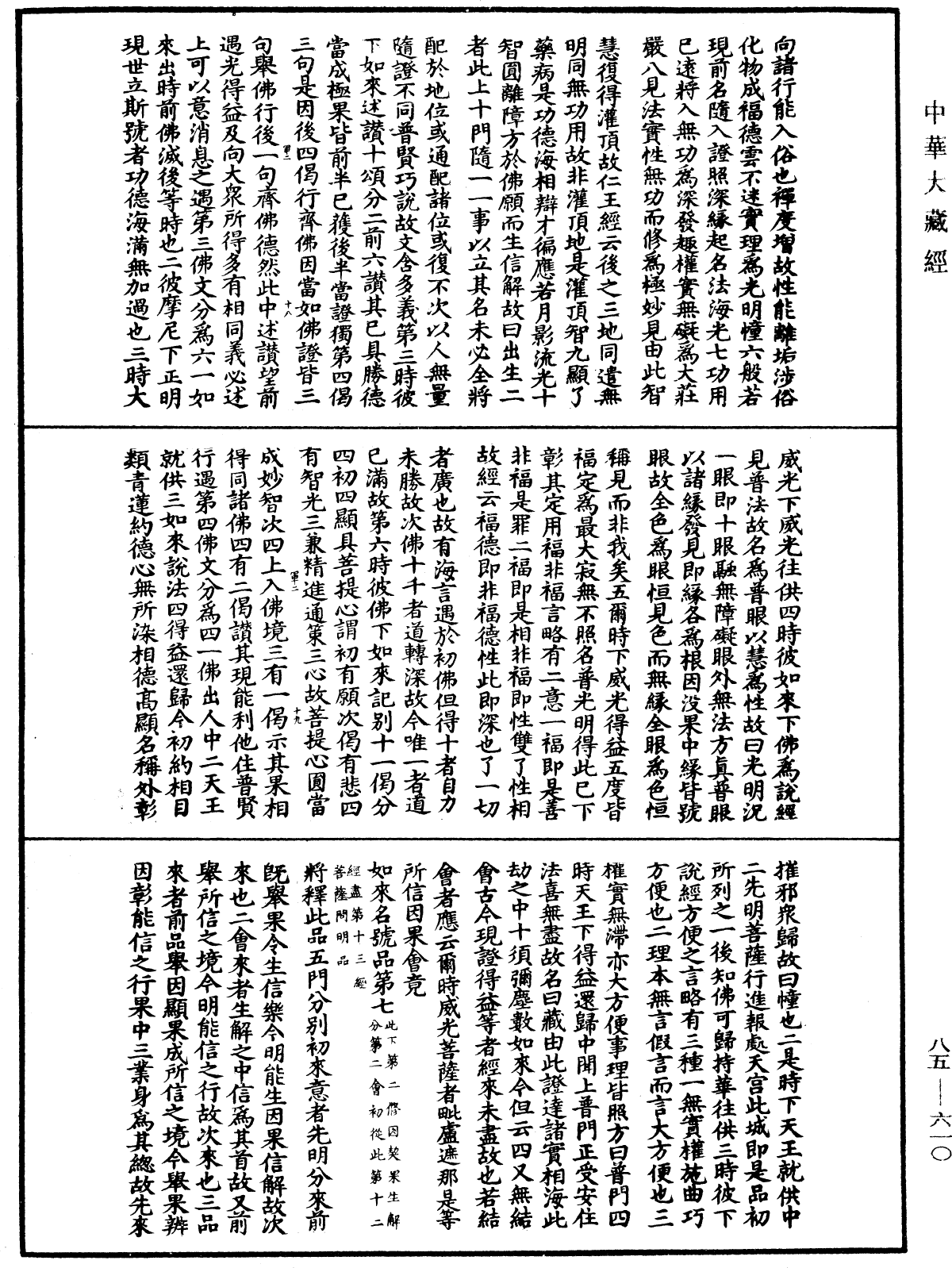 File:《中華大藏經》 第85冊 第0610頁.png