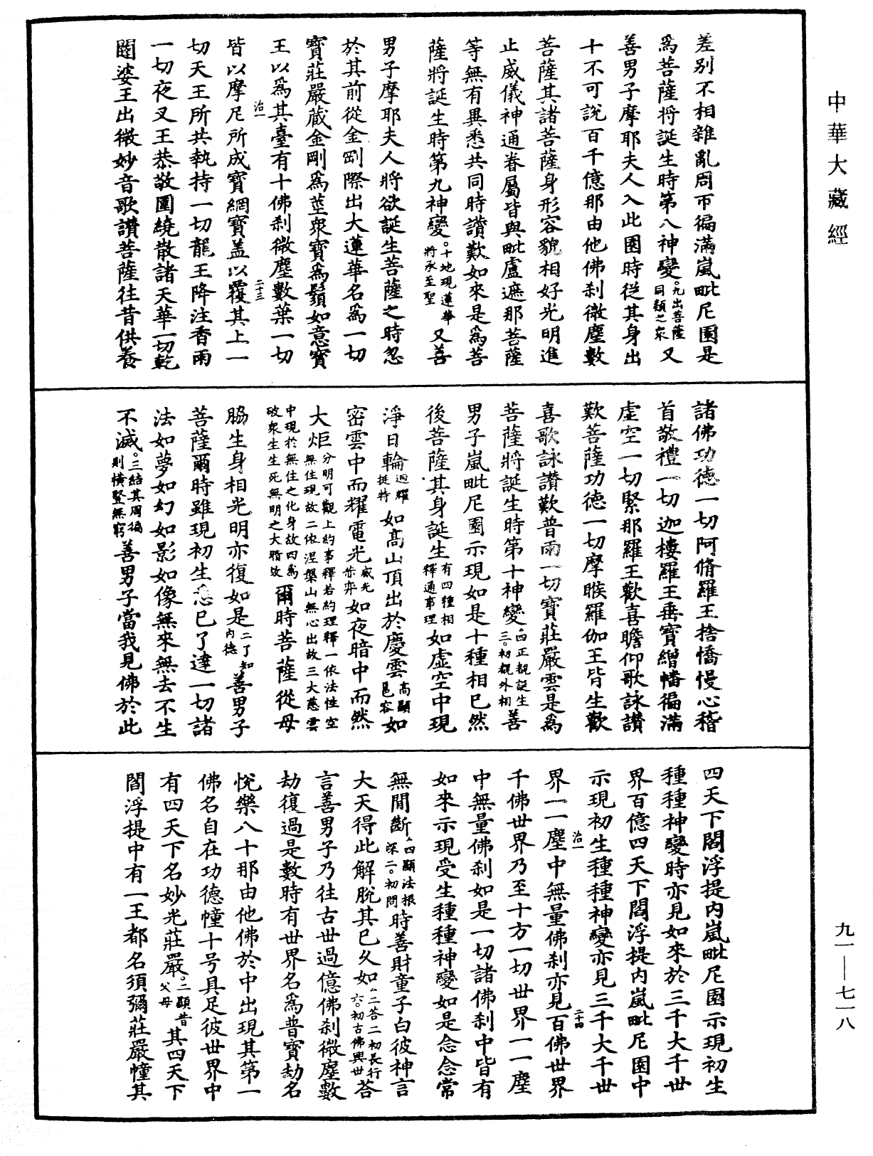 File:《中華大藏經》 第91冊 第0718頁.png