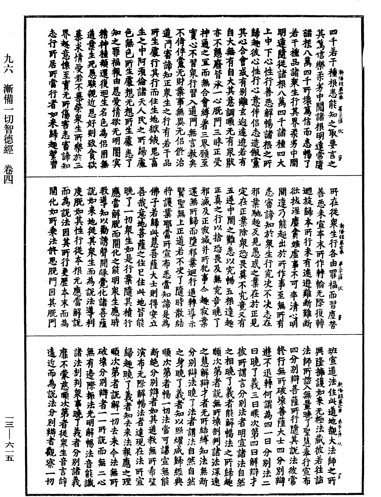 漸備一切智德經《中華大藏經》_第13冊_第615頁