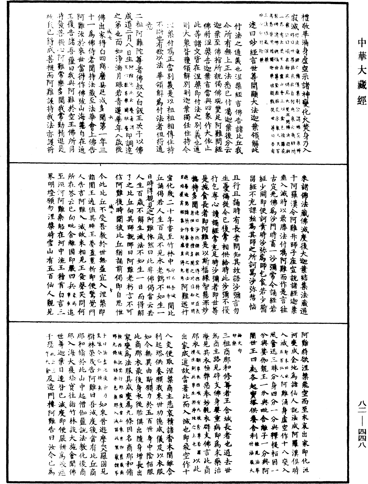 File:《中華大藏經》 第82冊 第0448頁.png