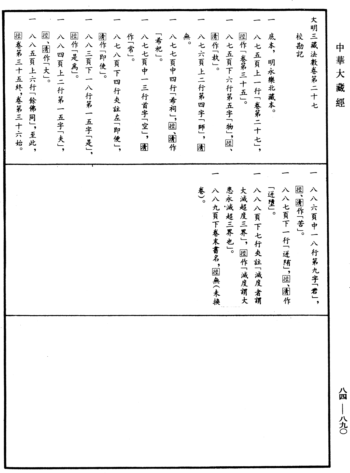 File:《中華大藏經》 第84冊 第0890頁.png