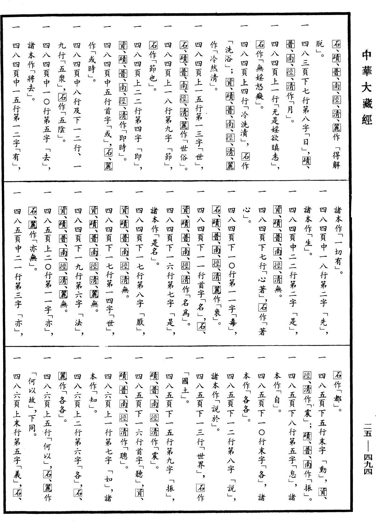 File:《中華大藏經》 第25冊 第494頁.png