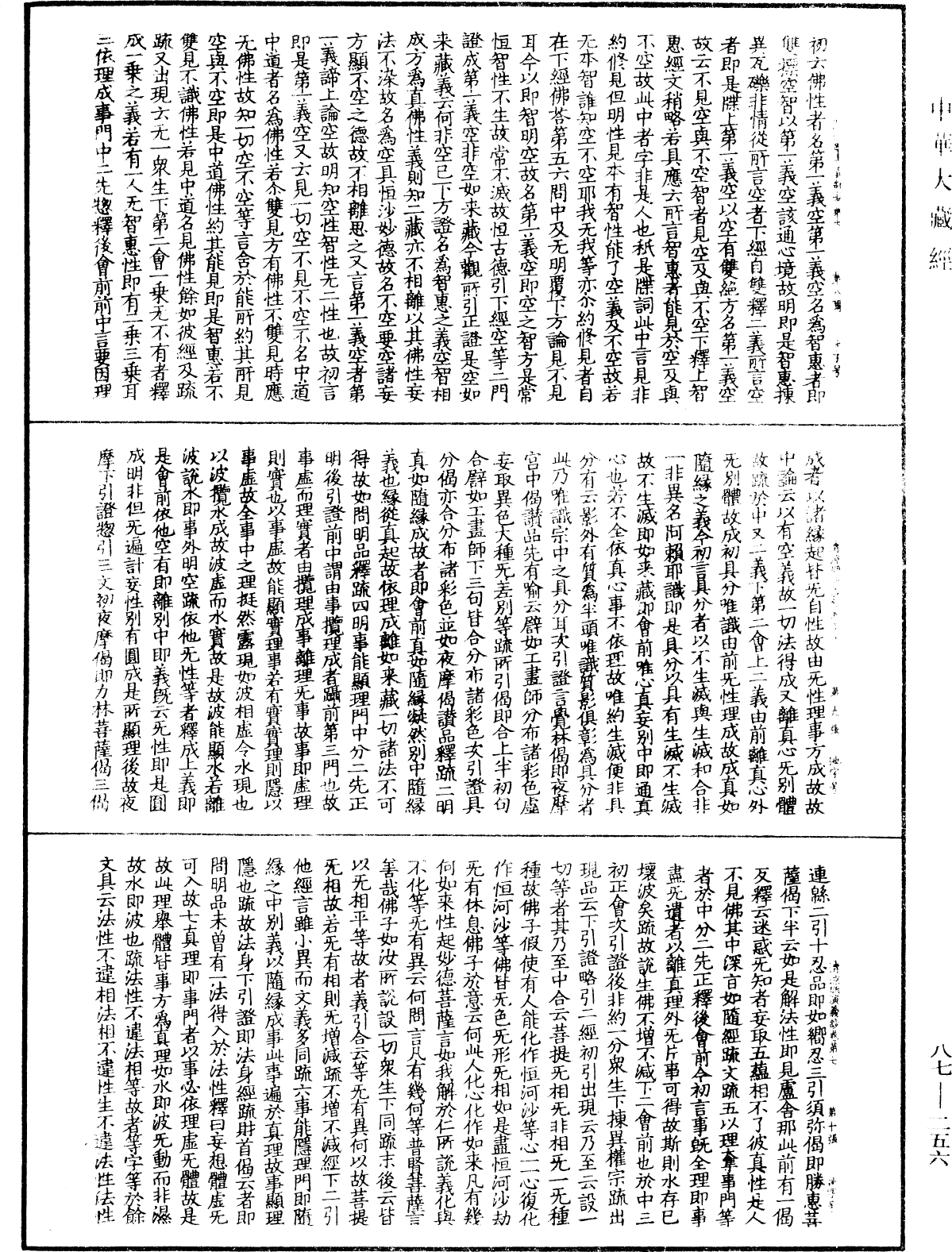 File:《中華大藏經》 第87冊 第0256頁.png
