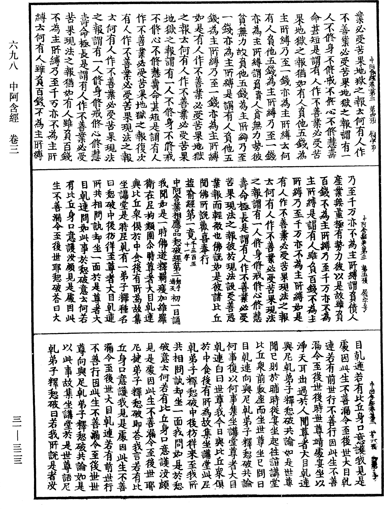 中阿含經《中華大藏經》_第31冊_第0323頁