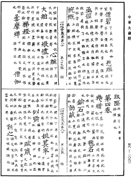 File:《中華大藏經》 第58冊 第1082頁.png