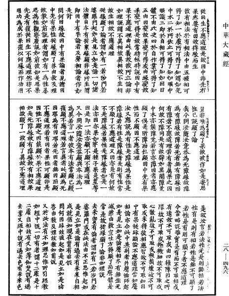 File:《中華大藏經》 第28冊 第0496頁.png