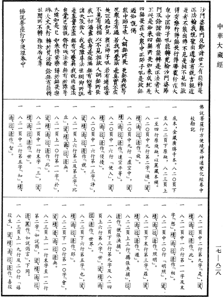File:《中華大藏經》 第17冊 第828頁.png