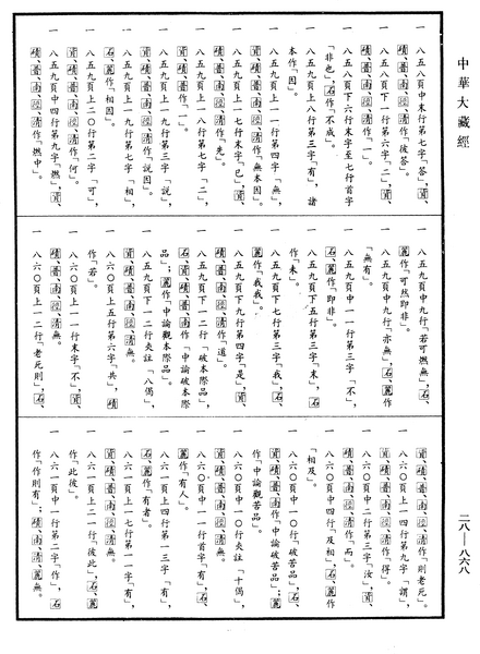 File:《中華大藏經》 第28冊 第0868頁.png