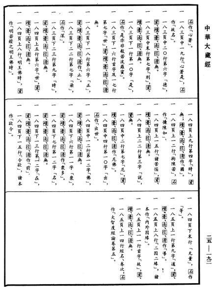 File:《中華大藏經》 第25冊 第192頁.png