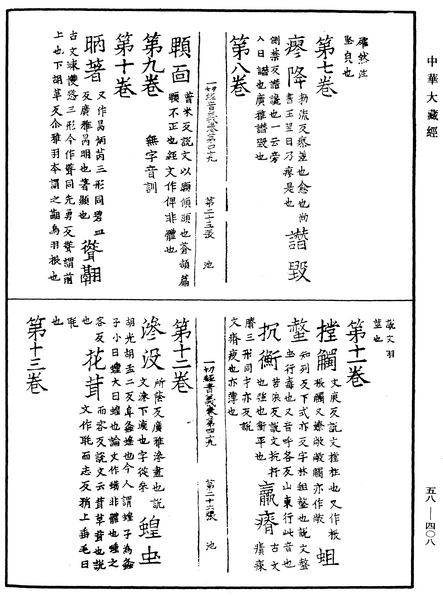 File:《中華大藏經》 第58冊 第0408頁.png