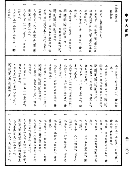 File:《中華大藏經》 第50冊 第100頁.png