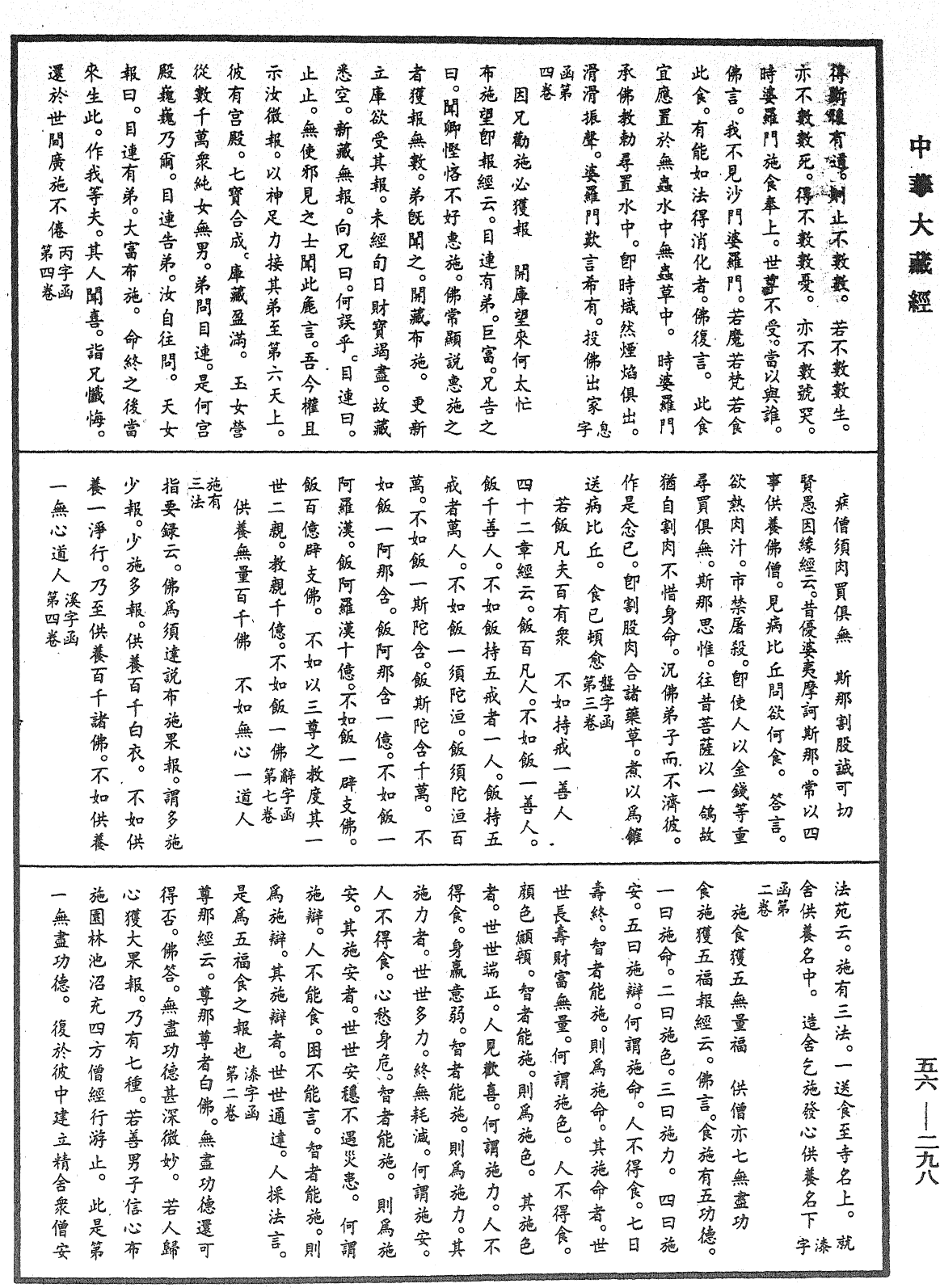 大藏一覽集《中華大藏經》_第56冊_第0298頁