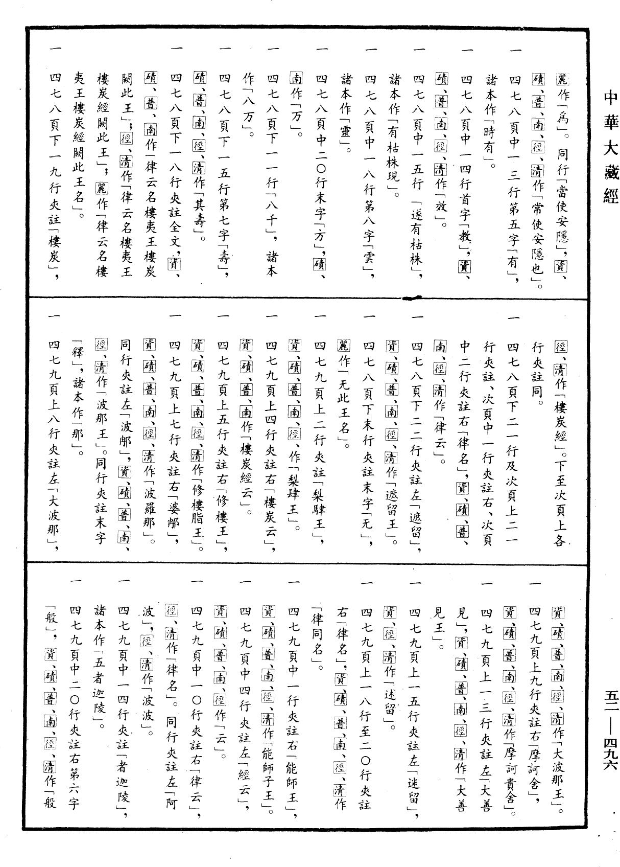 File:《中華大藏經》 第52冊 第496頁.png