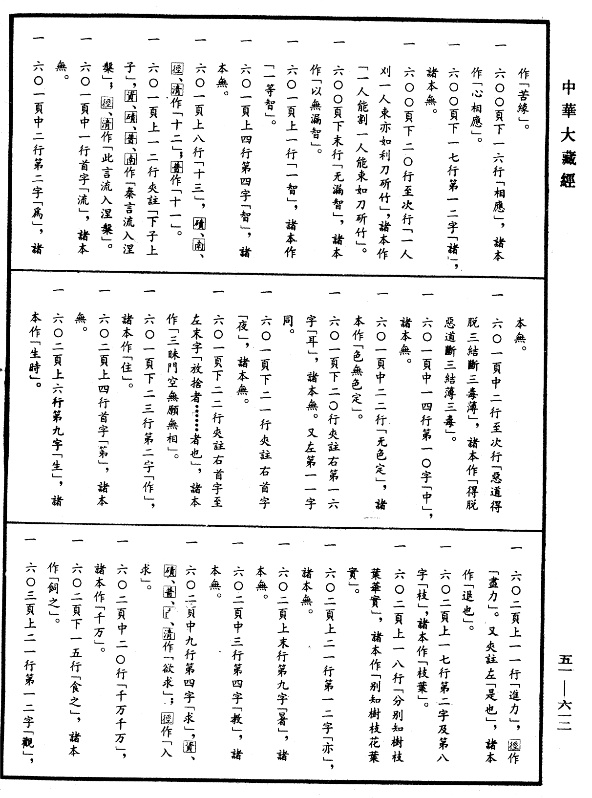 File:《中華大藏經》 第51冊 第612頁.png