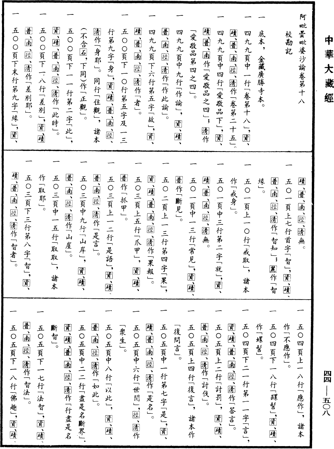 File:《中華大藏經》 第44冊 第0508頁.png