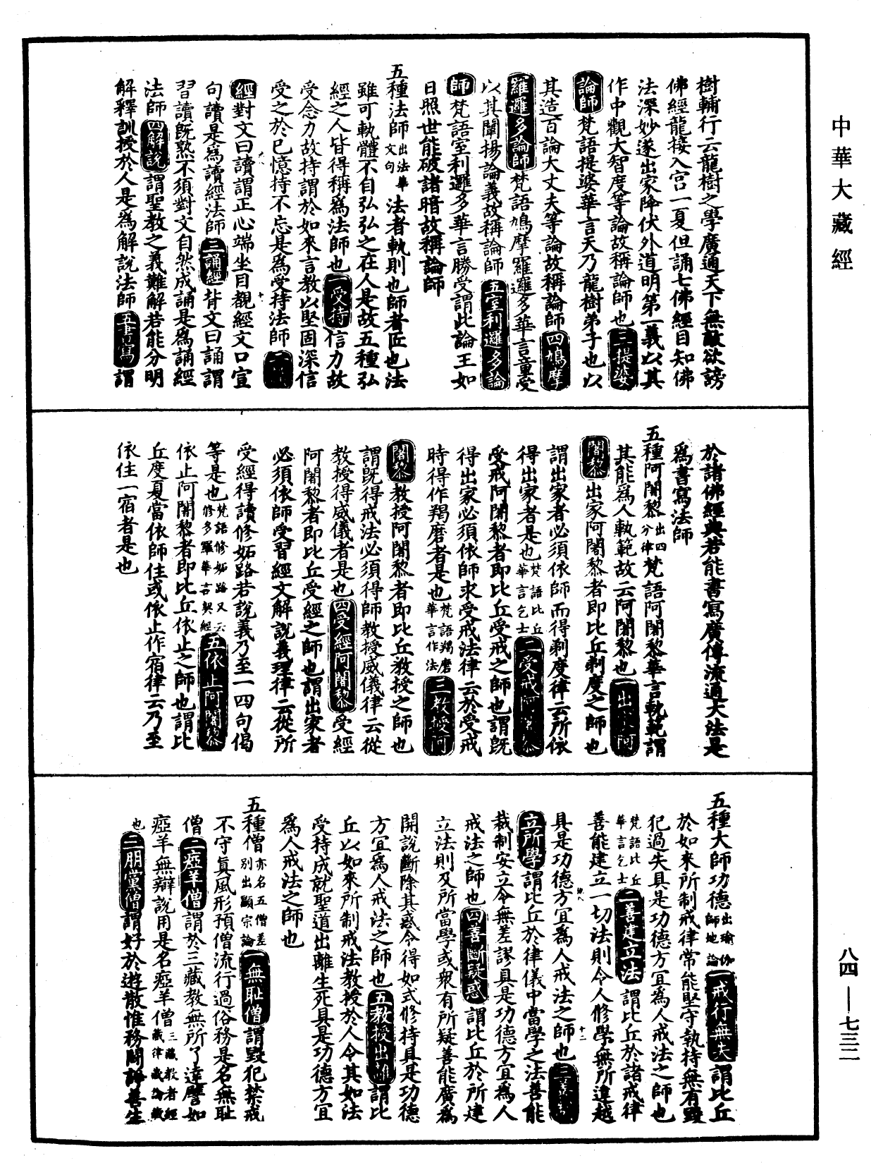 大明三藏法数(内总目二卷)《中华大藏经》_第84册_第0732页