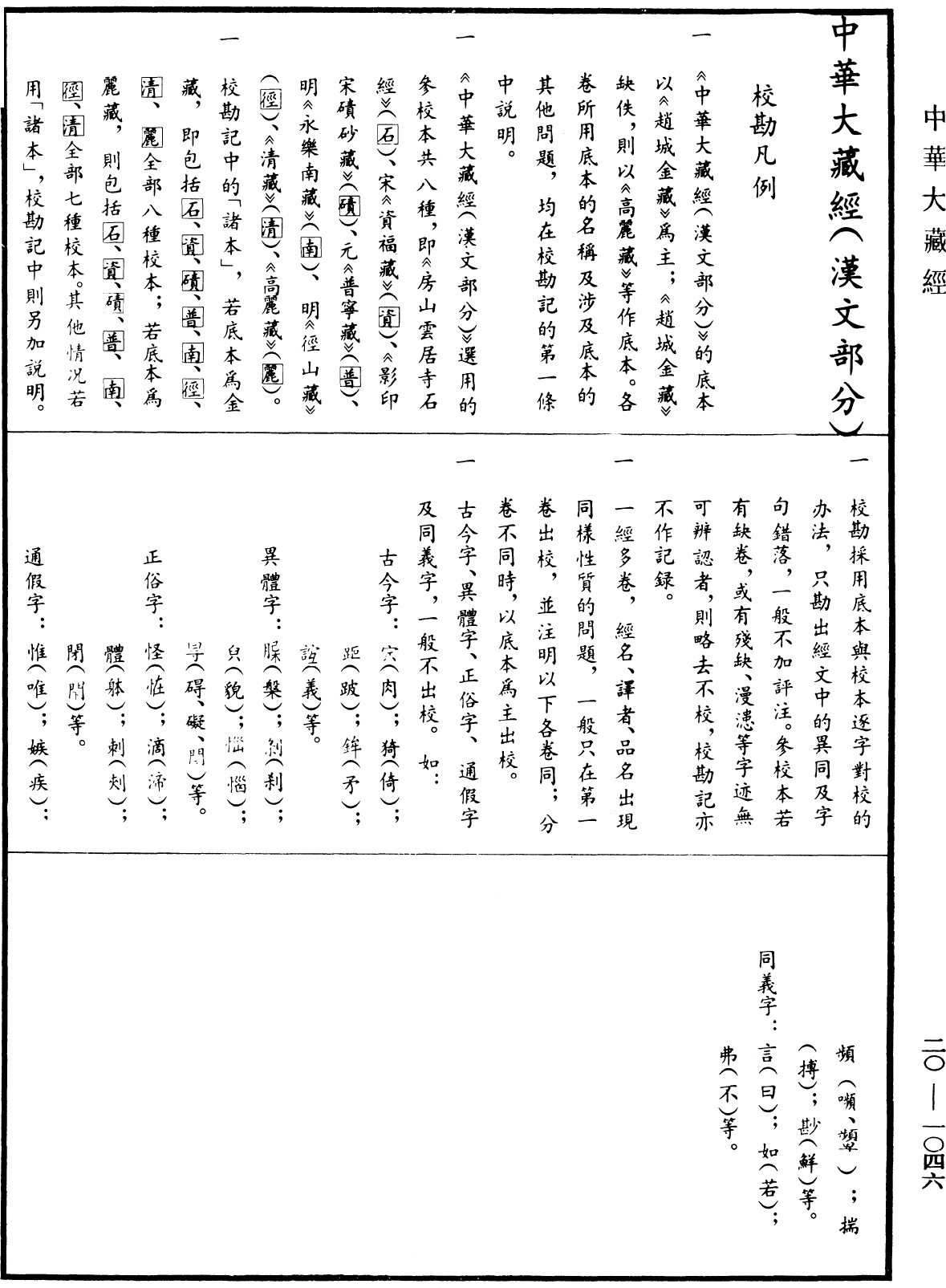 最勝問菩薩十住除垢斷結經《中華大藏經》_第20冊_第1046頁