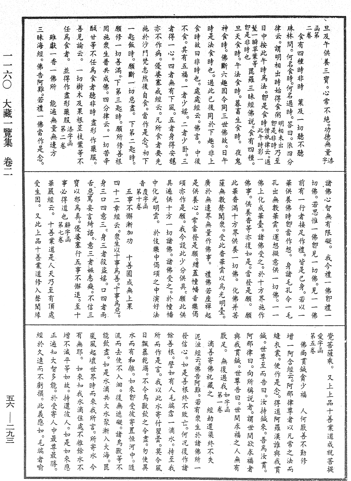 大藏一覽集《中華大藏經》_第56冊_第0293頁