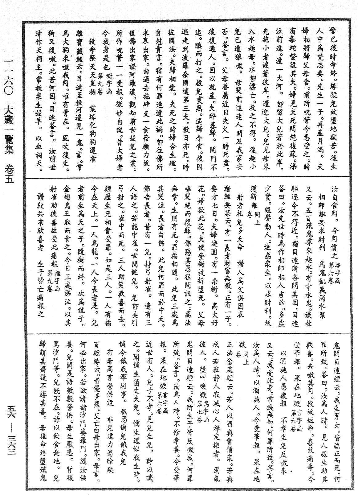 大藏一覽集《中華大藏經》_第56冊_第0363頁