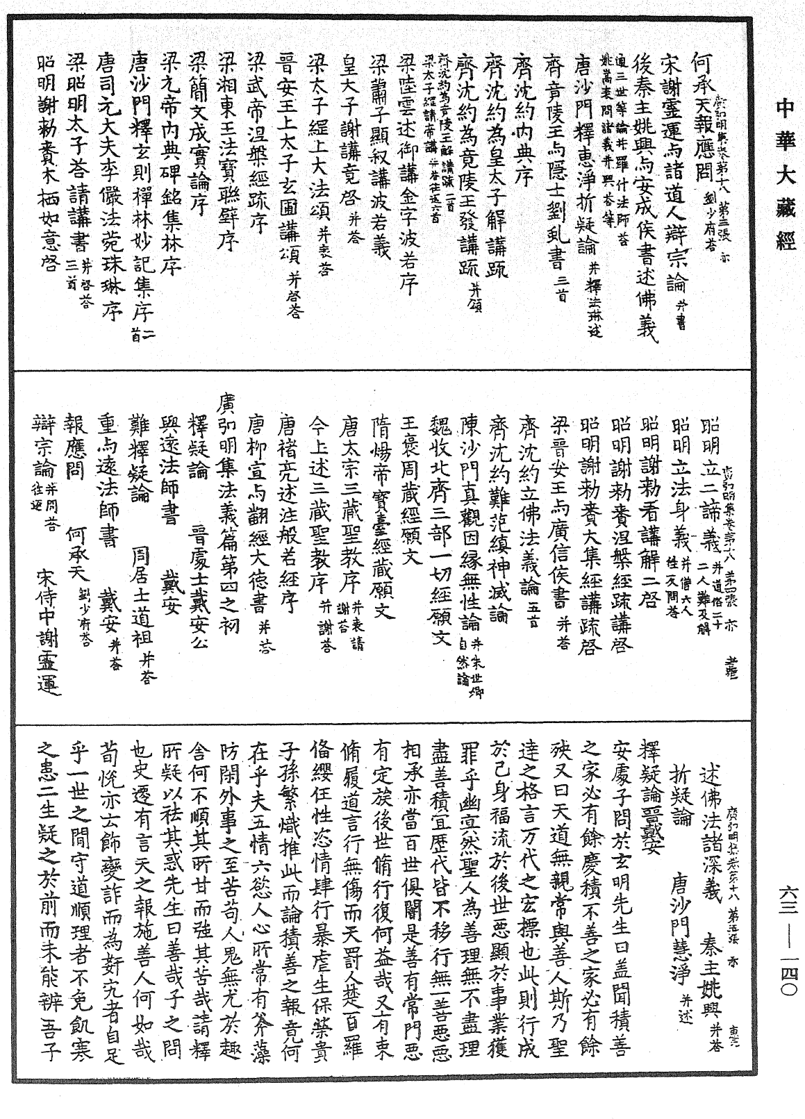 廣弘明集《中華大藏經》_第63冊_第0140頁