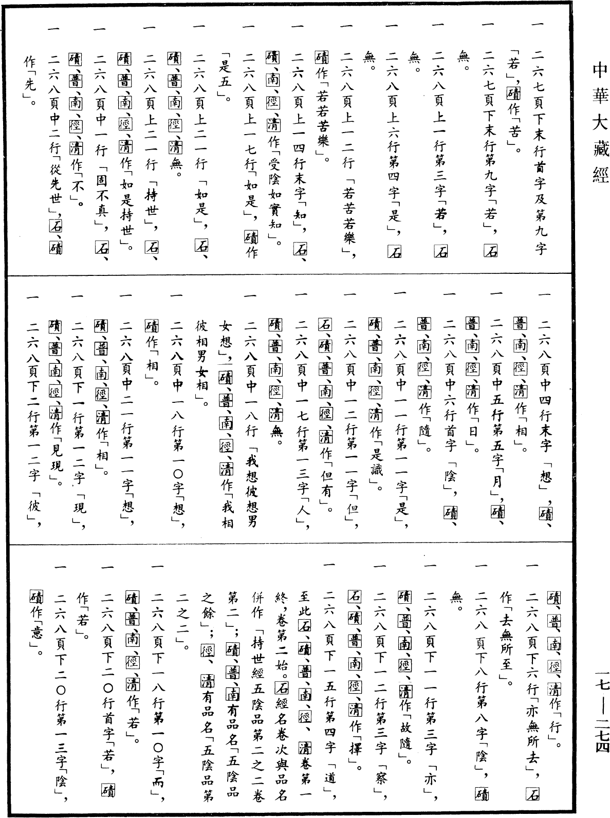 File:《中華大藏經》 第17冊 第274頁.png