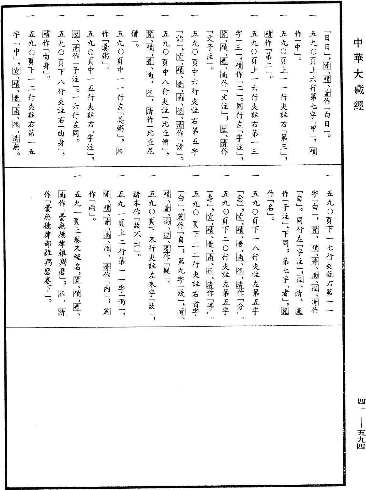 File:《中華大藏經》 第41冊 第594頁.png