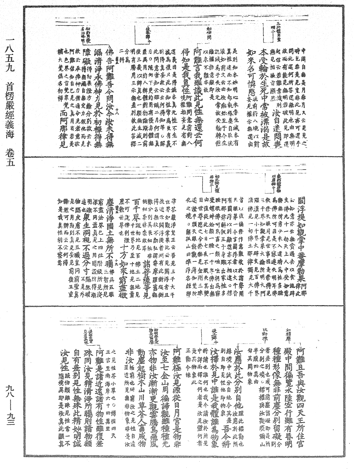 首楞严经义海《中华大藏经》_第98册_第093页