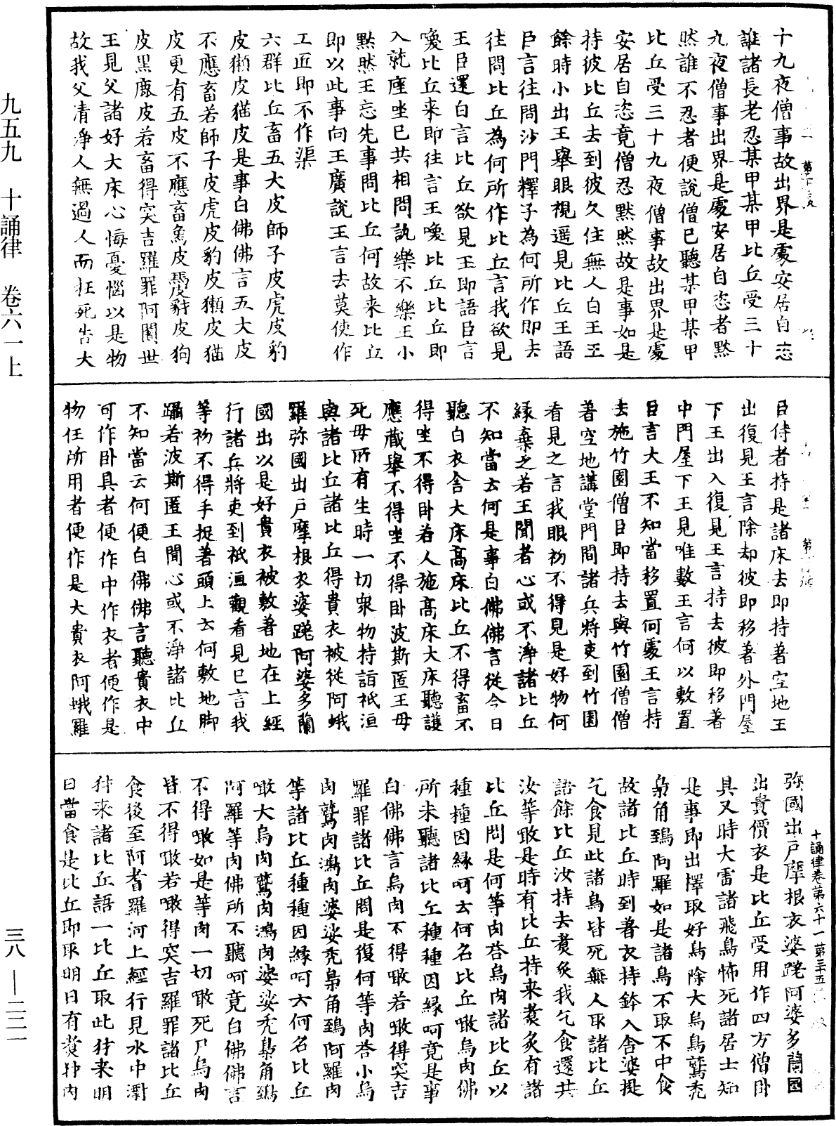 十誦律《中華大藏經》_第38冊_第221頁