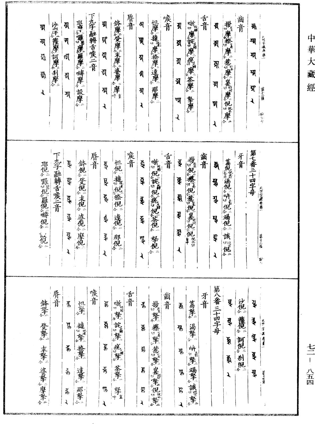 File:《中華大藏經》 第72冊 第854頁.png