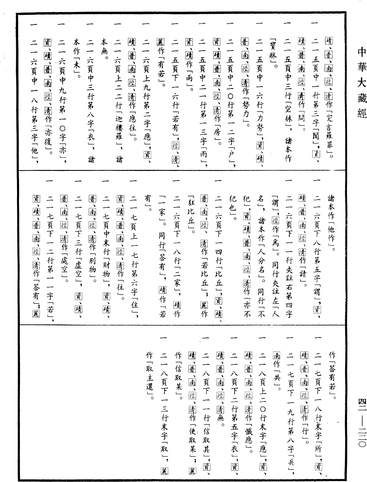 File:《中華大藏經》 第42冊 第220頁.png