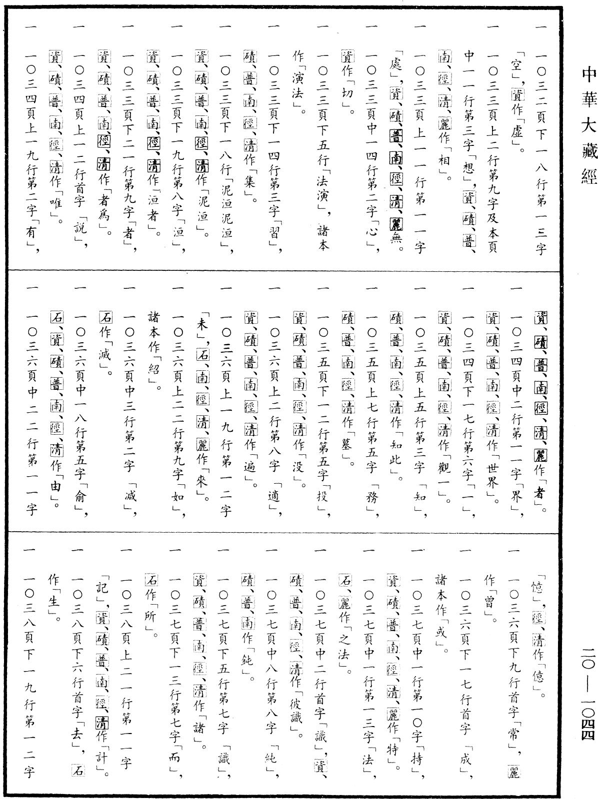 File:《中華大藏經》 第20冊 第1044頁.png