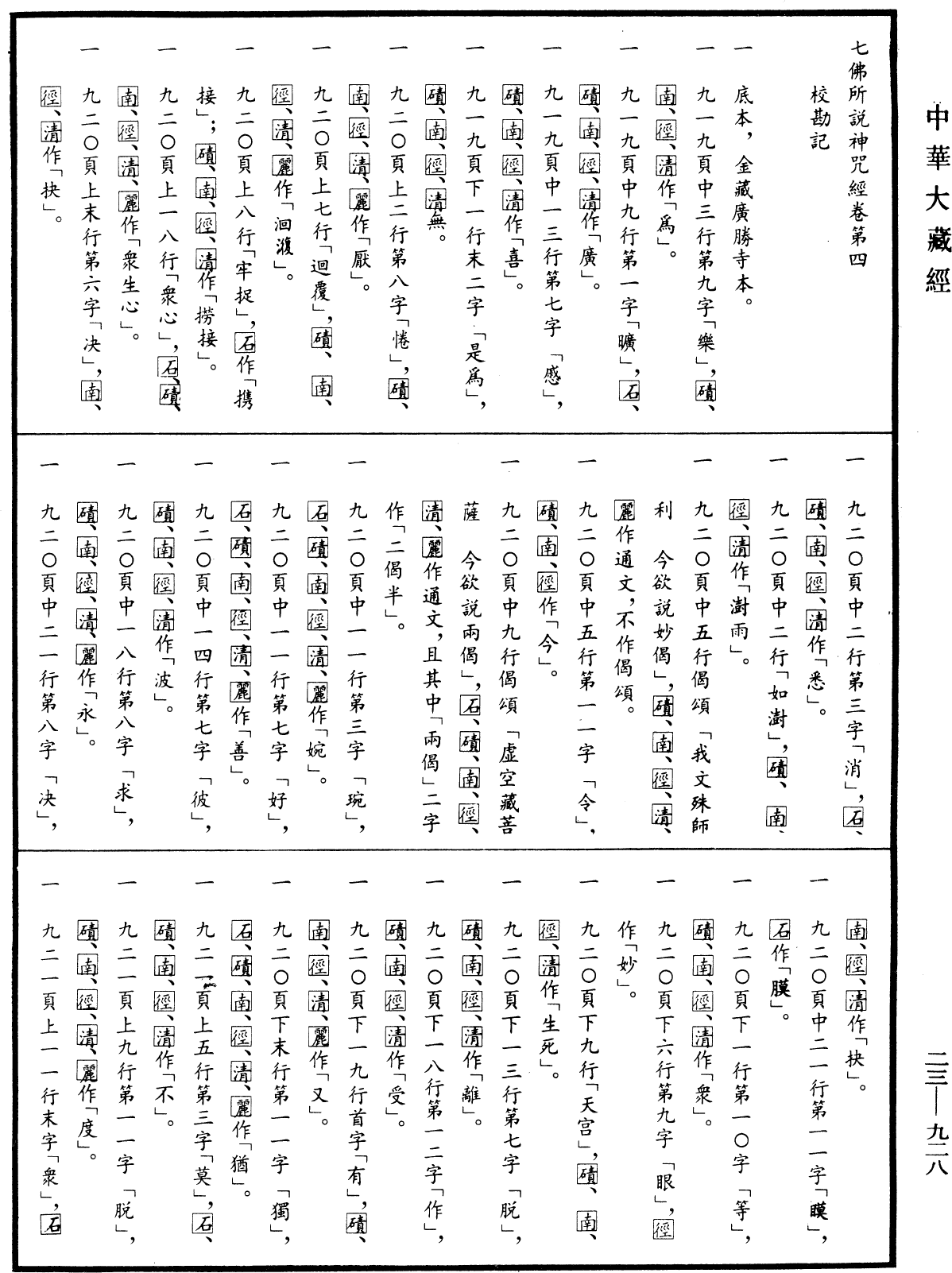 File:《中華大藏經》 第23冊 第928頁.png