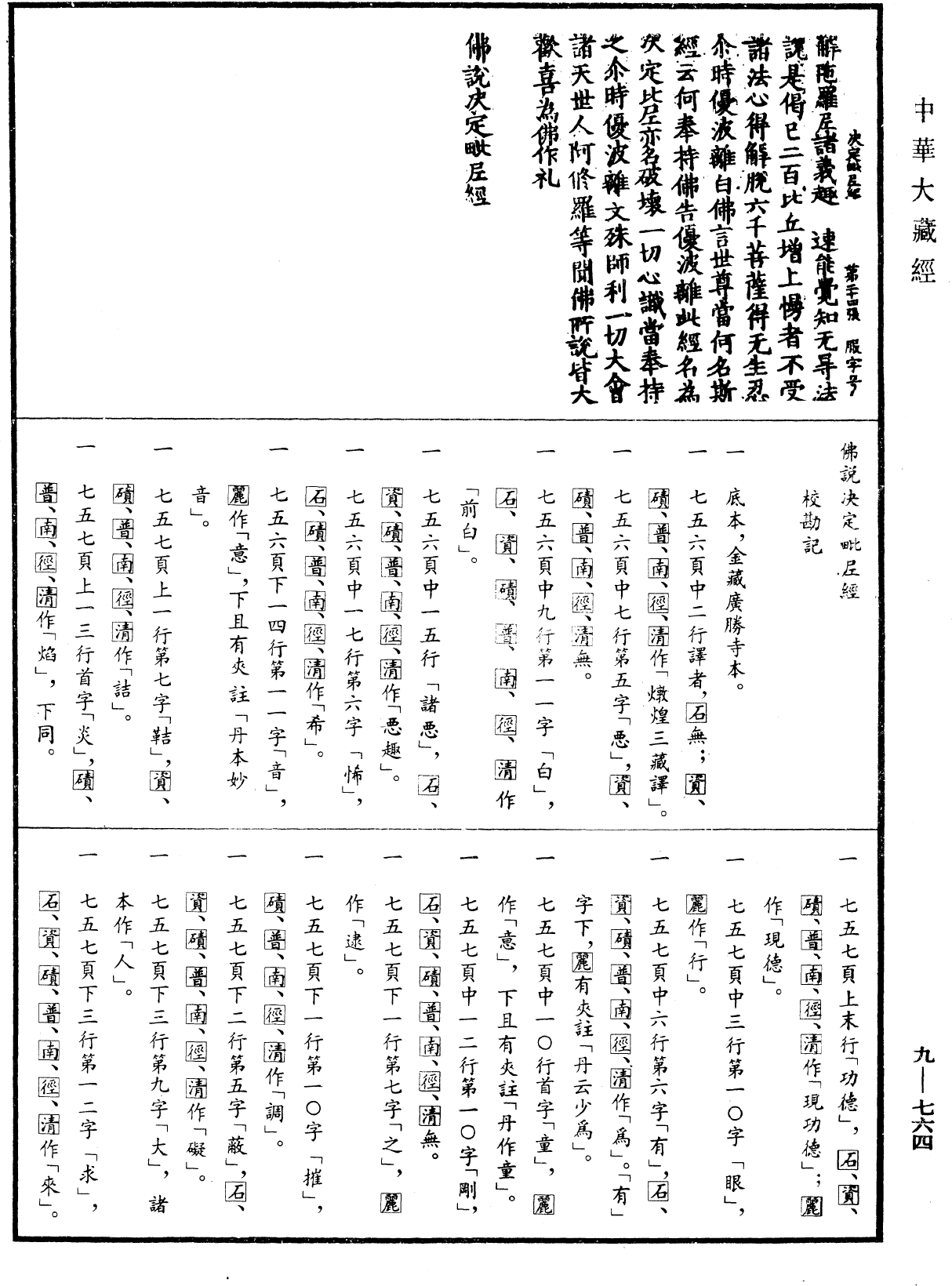 File:《中華大藏經》 第9冊 第0764頁.png