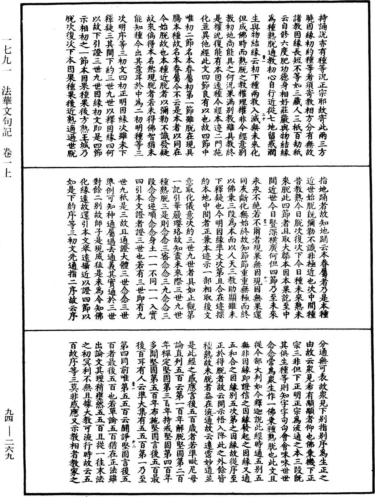 File:《中華大藏經》 第94冊 第269頁.png
