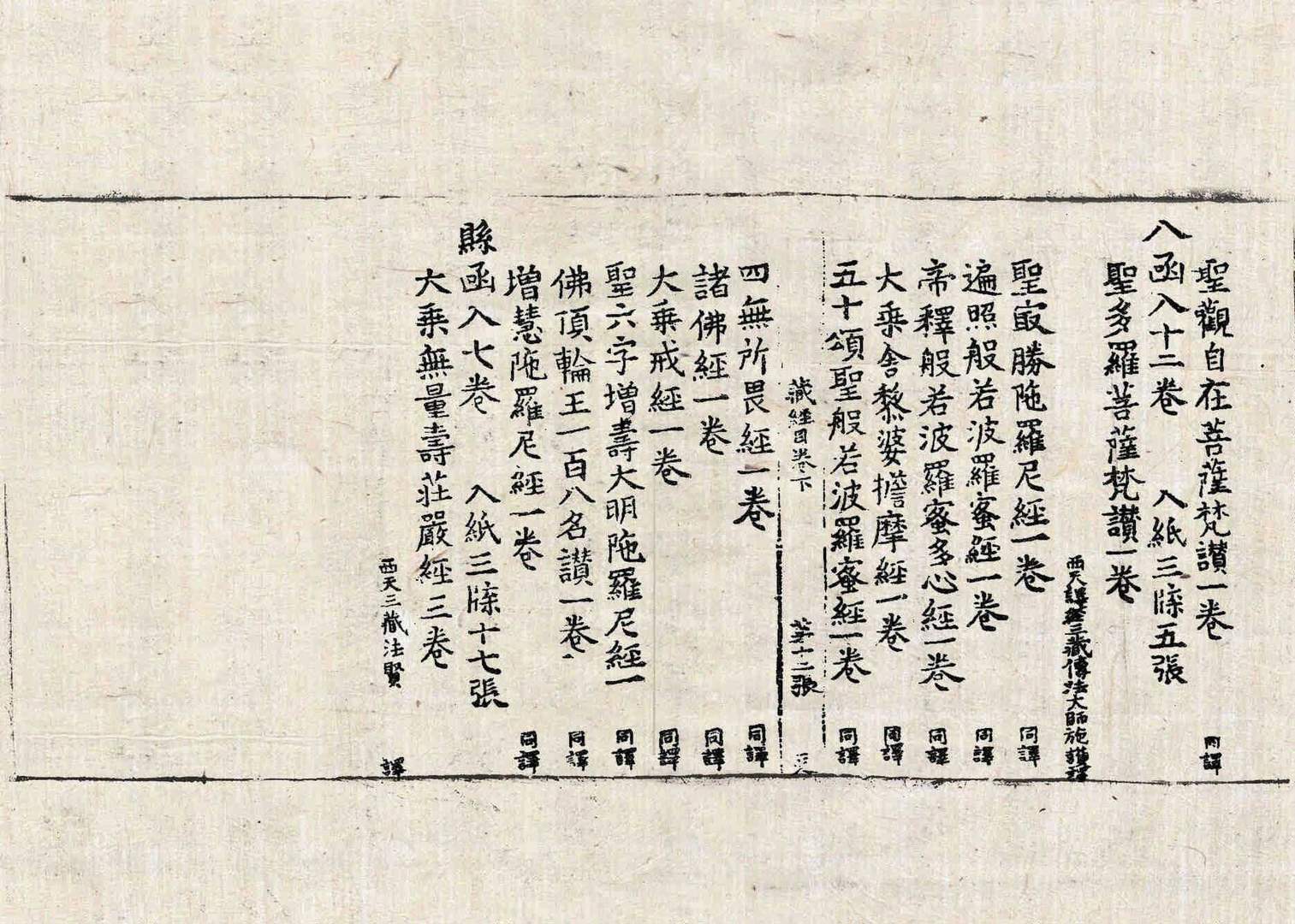 大藏目录 第3卷 第12张