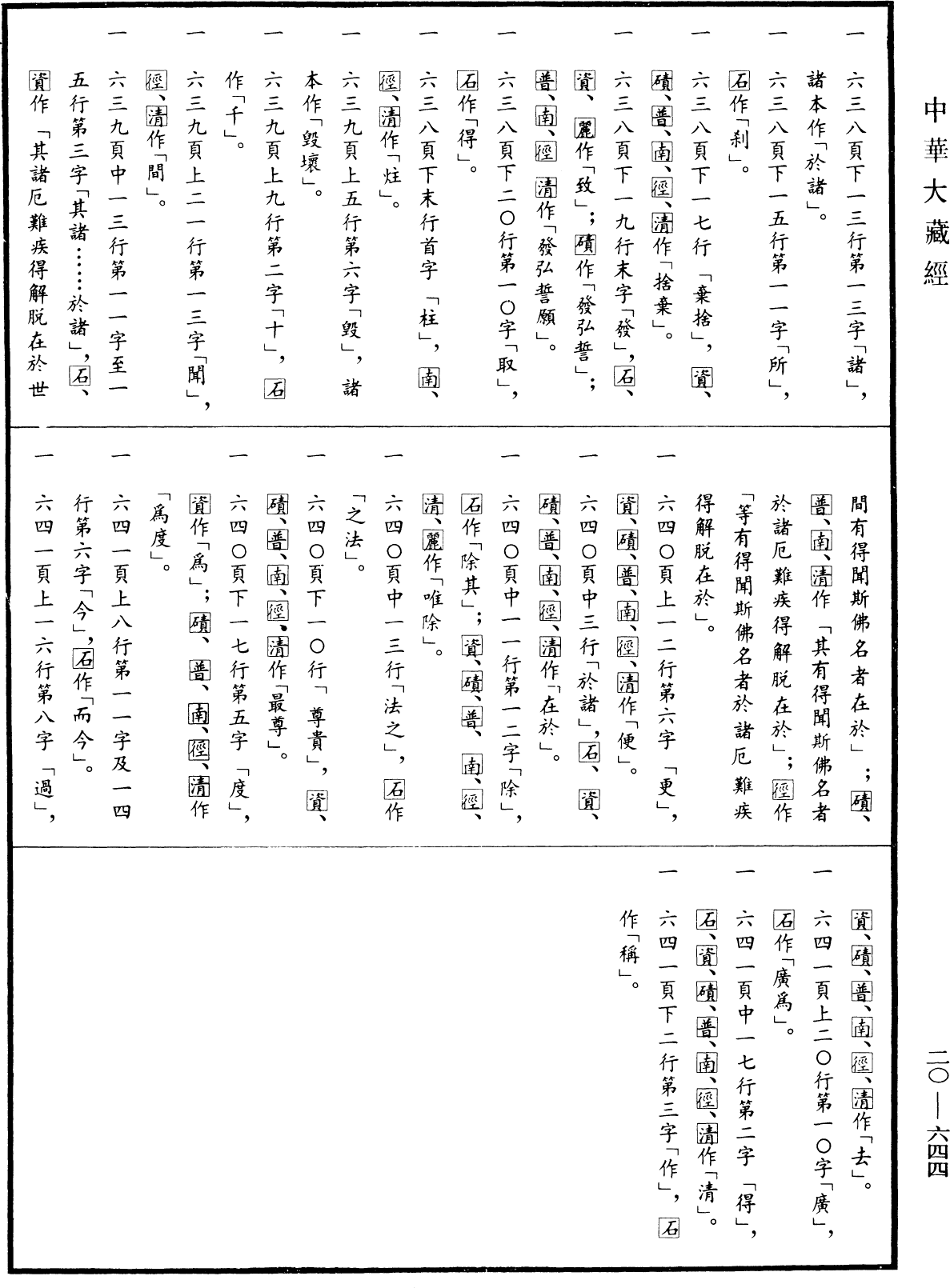 File:《中華大藏經》 第20冊 第0644頁.png