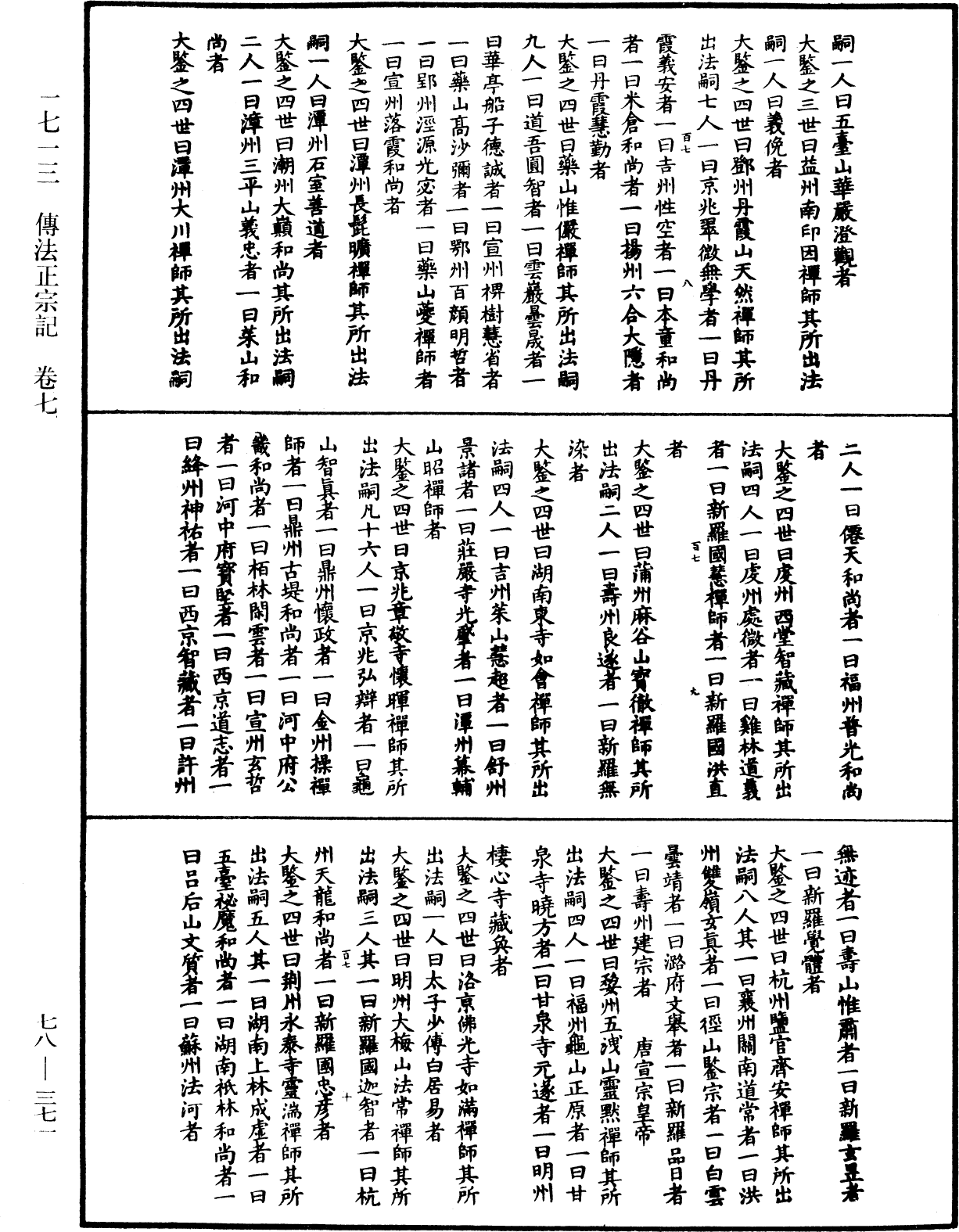傳法正宗記《中華大藏經》_第78冊_第0371頁