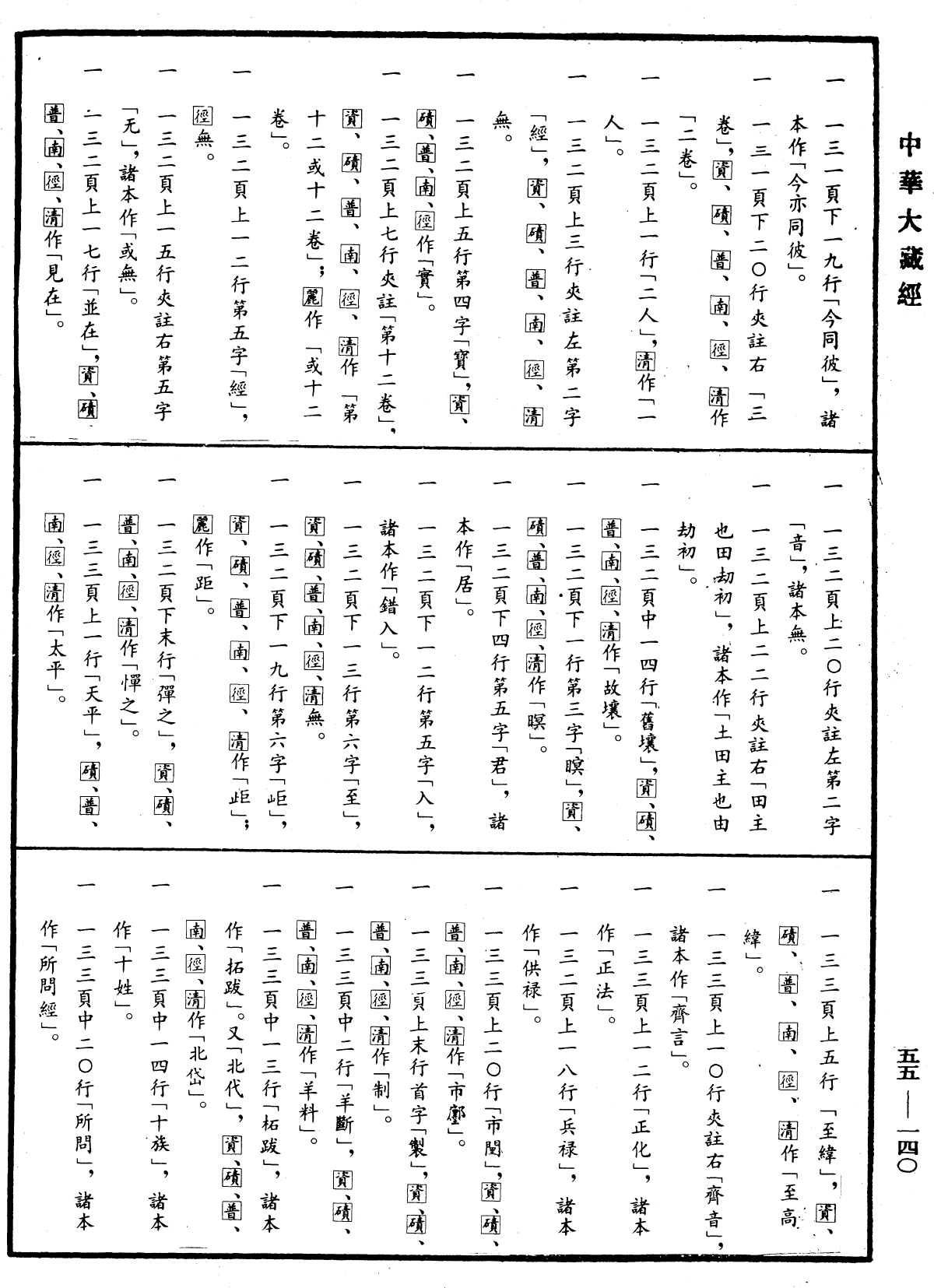 開元釋教錄《中華大藏經》_第55冊_第140頁